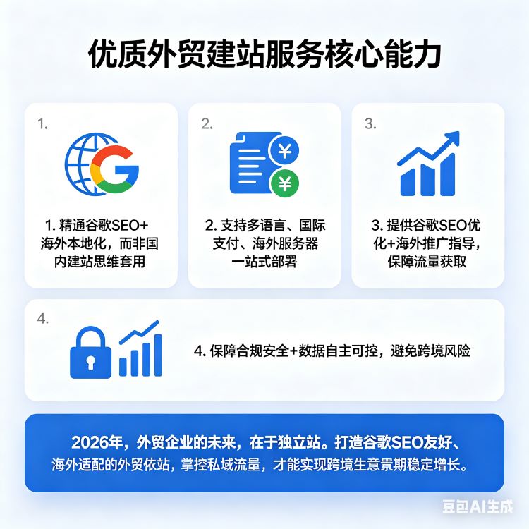外贸独立站建设深度指南：谷歌SEO友好，跨境获客，打造私域流量池