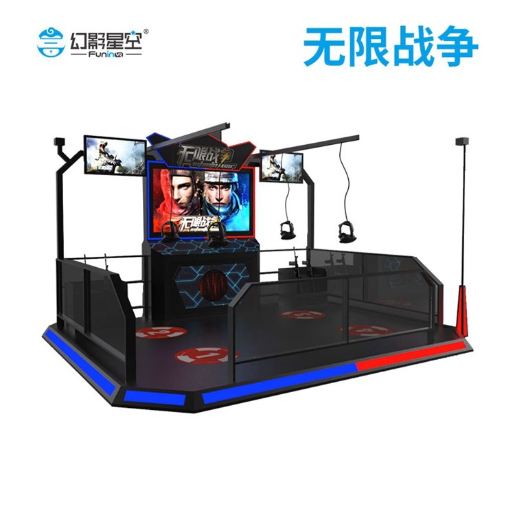 多人互动VR娱乐项目 实现4VS4战斗模式 射击竞技馆VR设备