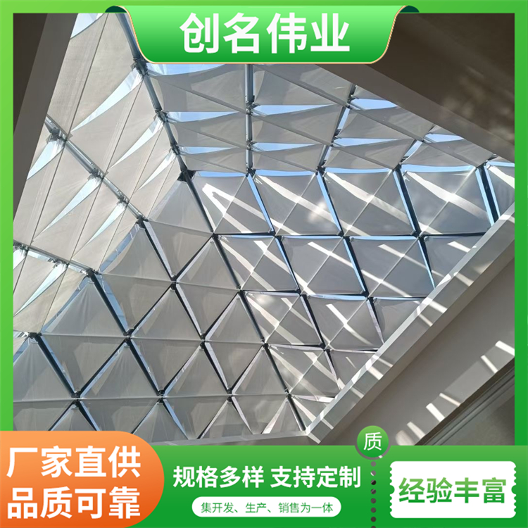 卷轴式电动天棚帘 体育馆阳光房遮阳帘 规格齐全 上门测量安装