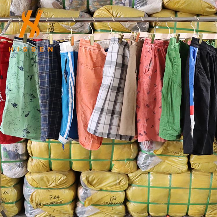 used clothes summer wear夏季男士五分裤杂款混批跨境出口柬埔寨
