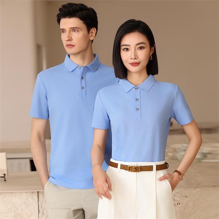 2025年新款 4S店企业班服广告衫 POLO衫翻领 印字logo刺绣