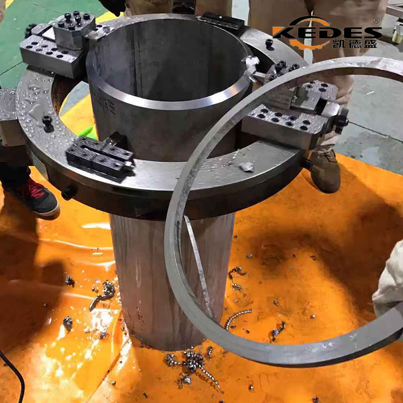 核电电力管子切割坡口机外卡式管道切管机可加工大管径厚壁管