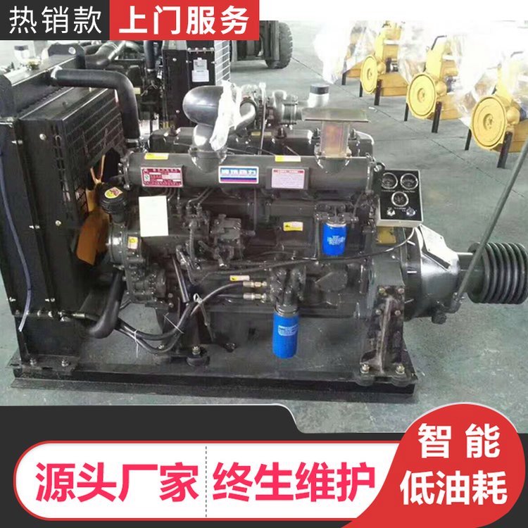 固定动力座机发动机潍柴R4105ZP柴油机离合器皮带轮70hp