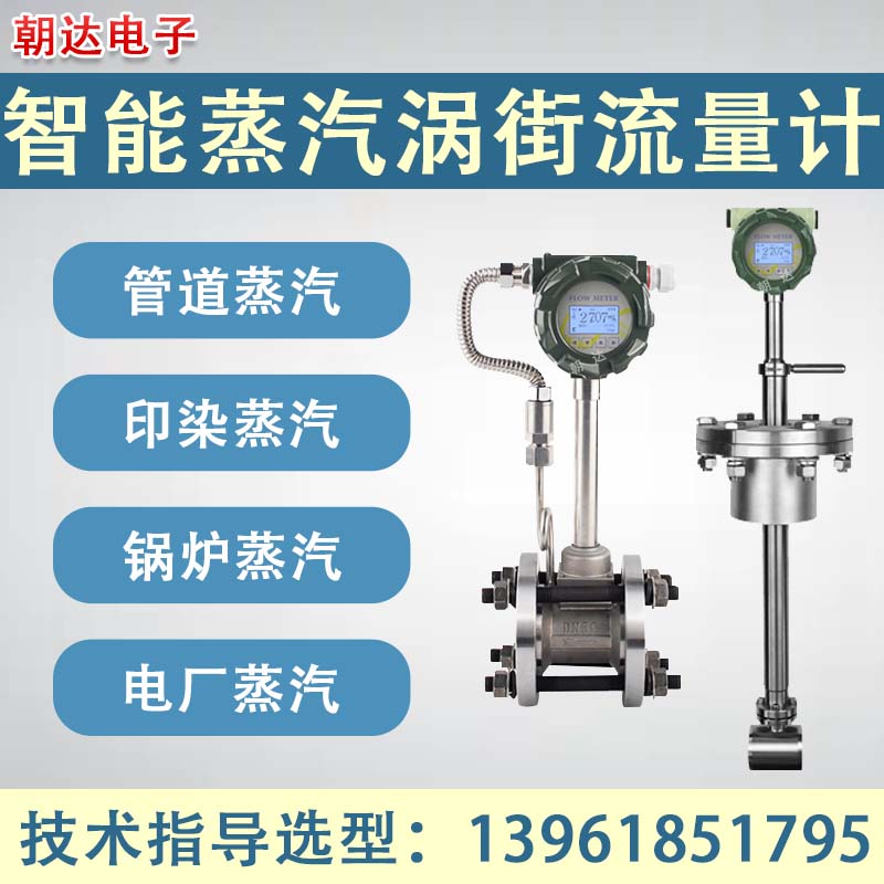 蒸汽流量积算仪 气体温压补偿涡街流量计 水蒸汽积压计量仪