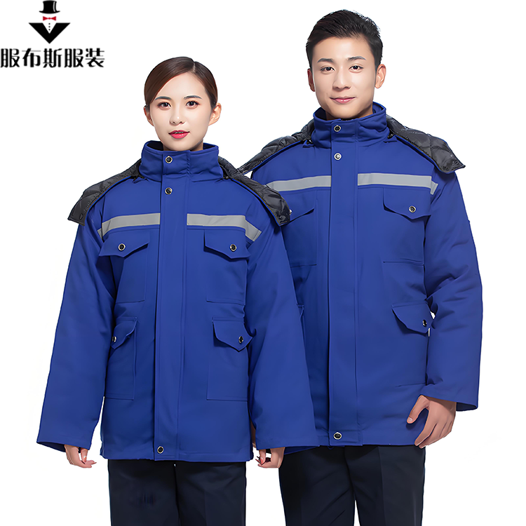 服布斯 冬季工作服 工厂车间防静电棉衣 耐磨不掉色易清洗 支持定制