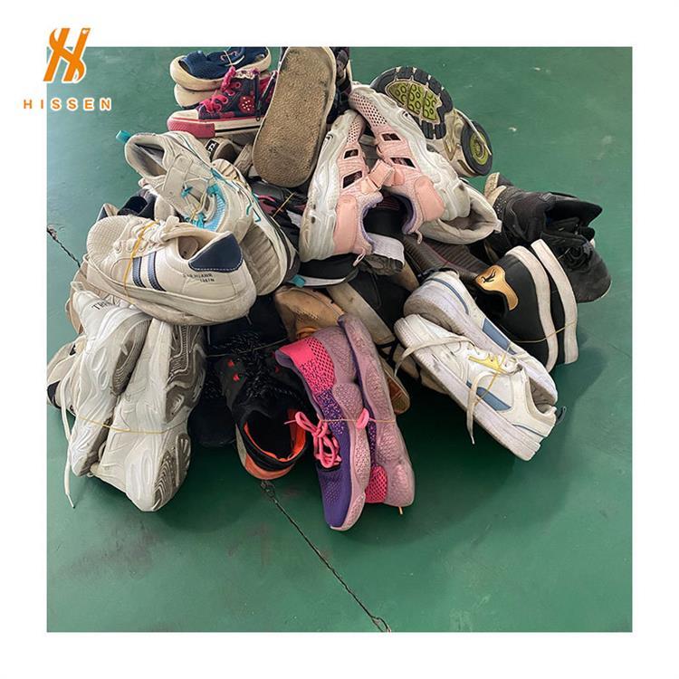 外贸工厂二手鞋运动鞋used sports shoes40尺柜出口几内亚比绍