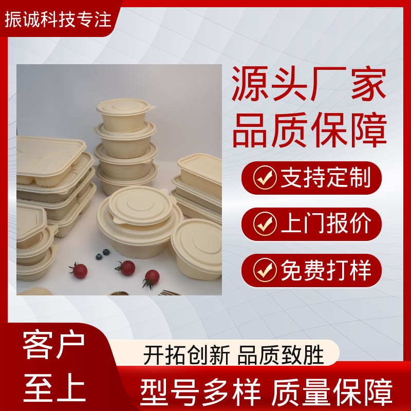振诚科技 符合限塑标准餐盒 一次性方碗 可冷藏 加厚
