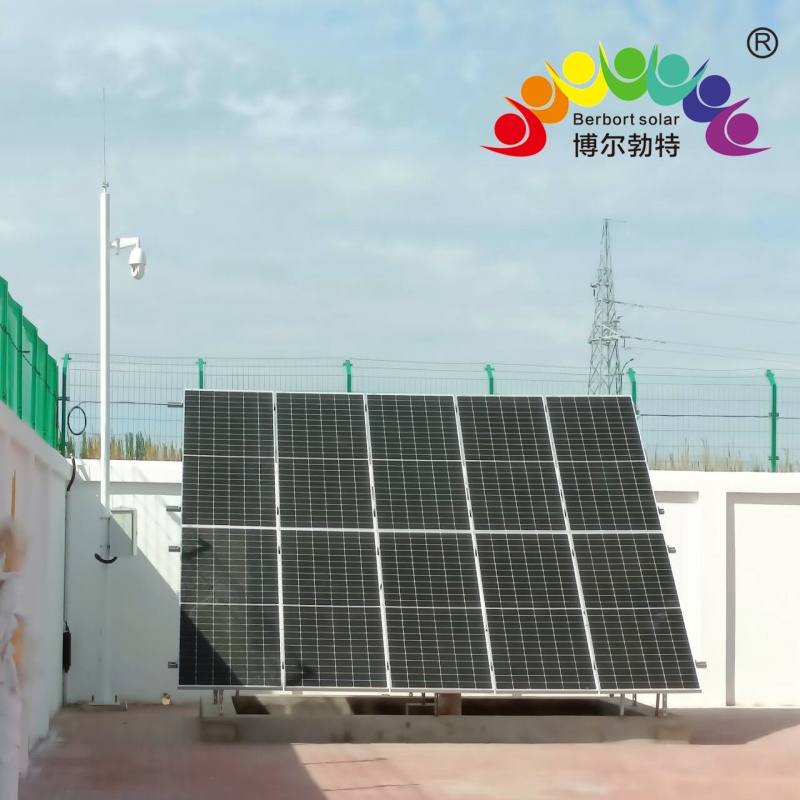 博尔勃特西部天然气阀室太阳能离网供电系统 分输站光伏发电系统
