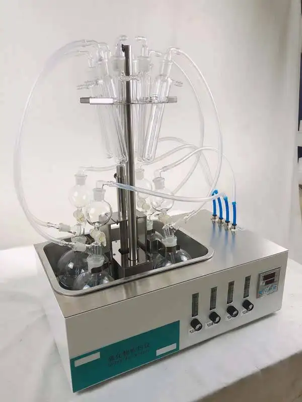全自动感应吹气装置 水质硫化物酸化吹气仪气密性检查 WYLHW-4