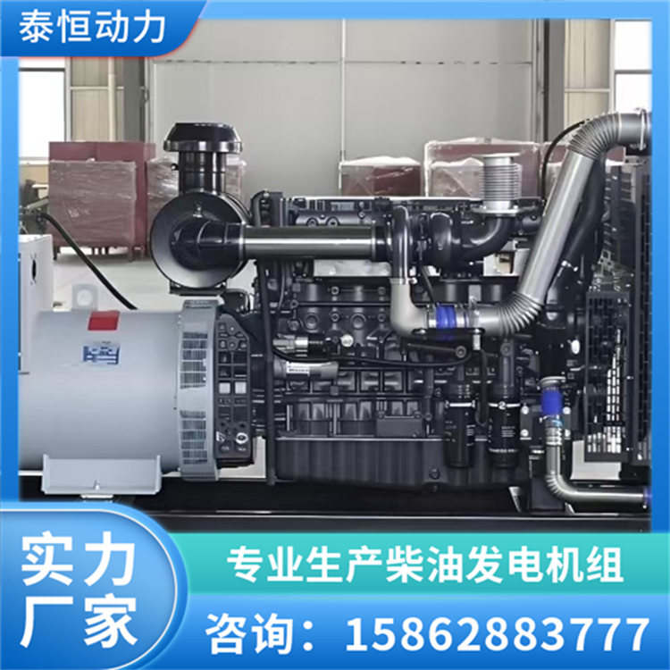 100kw英柴柴油发电机组 发电设备 低噪音工厂用发电机 泰恒