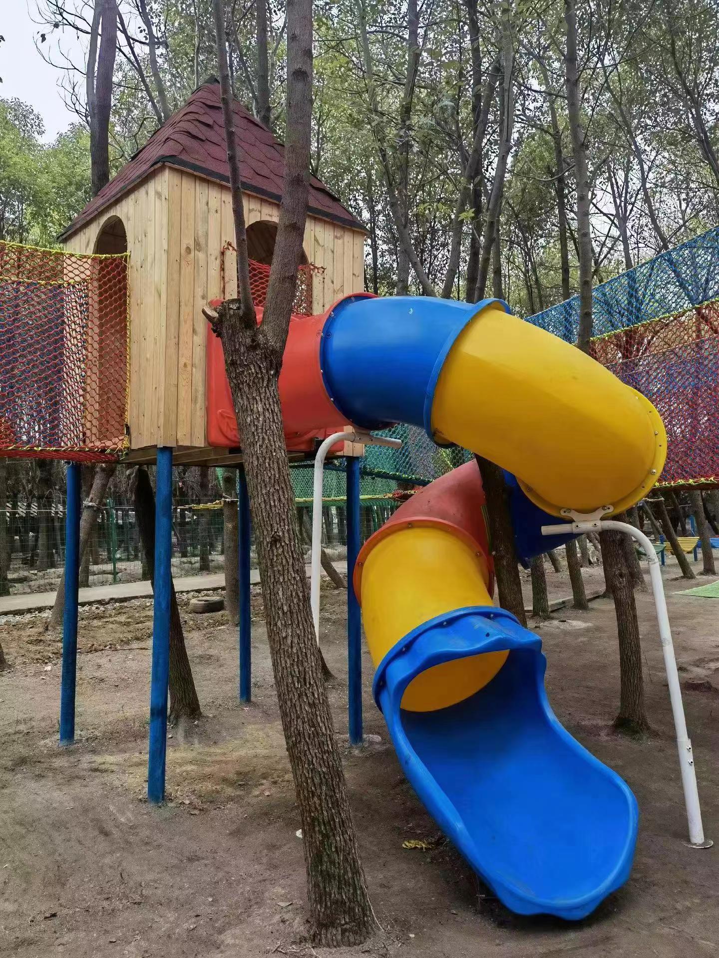 丛林魔网-借助大树搭建的可跳跃、翻滚、互动 三晶供应