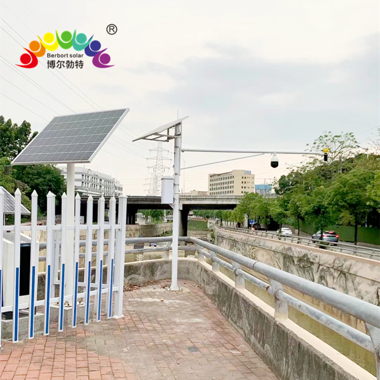 河道监测光伏发电系统 太阳能监控供电系统厂家博尔勃特