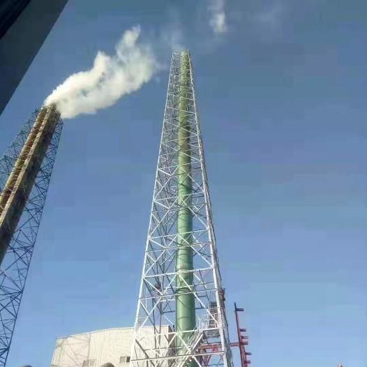 焱科 塔架式烟筒塔 化工废气钢结构塔架 免费设计 支持全国定制安装