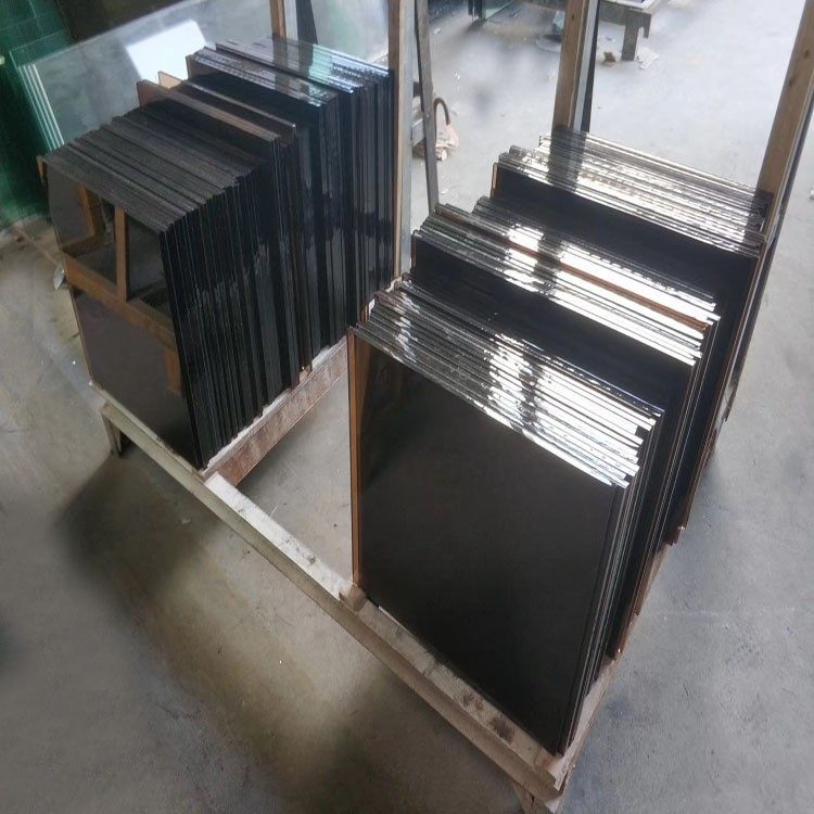 半透均匀黑玻钢化玻璃 8mm 10mm规格定制 批量促销 源厂货源