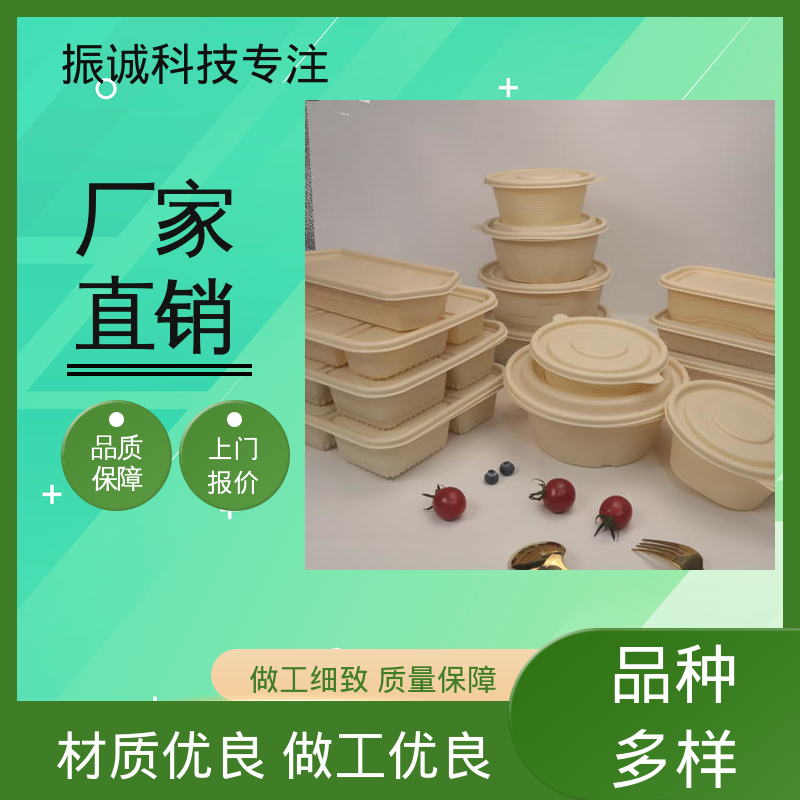 干净卫生 一次性餐盒 可微波炉加热 带盖 振诚科技