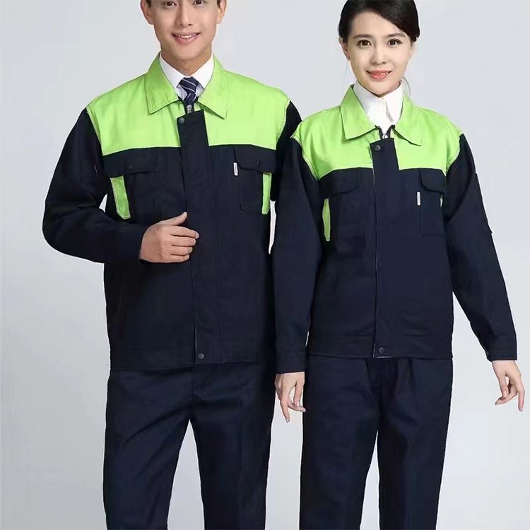 工作服定制厂家 男女长袖套装 厂服工服 防水防风设计
