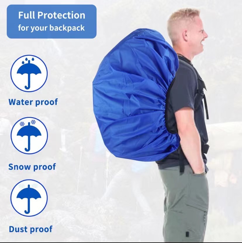 户外活动登山双肩背包防雨罩骑行旅游防水罩Backpack cover