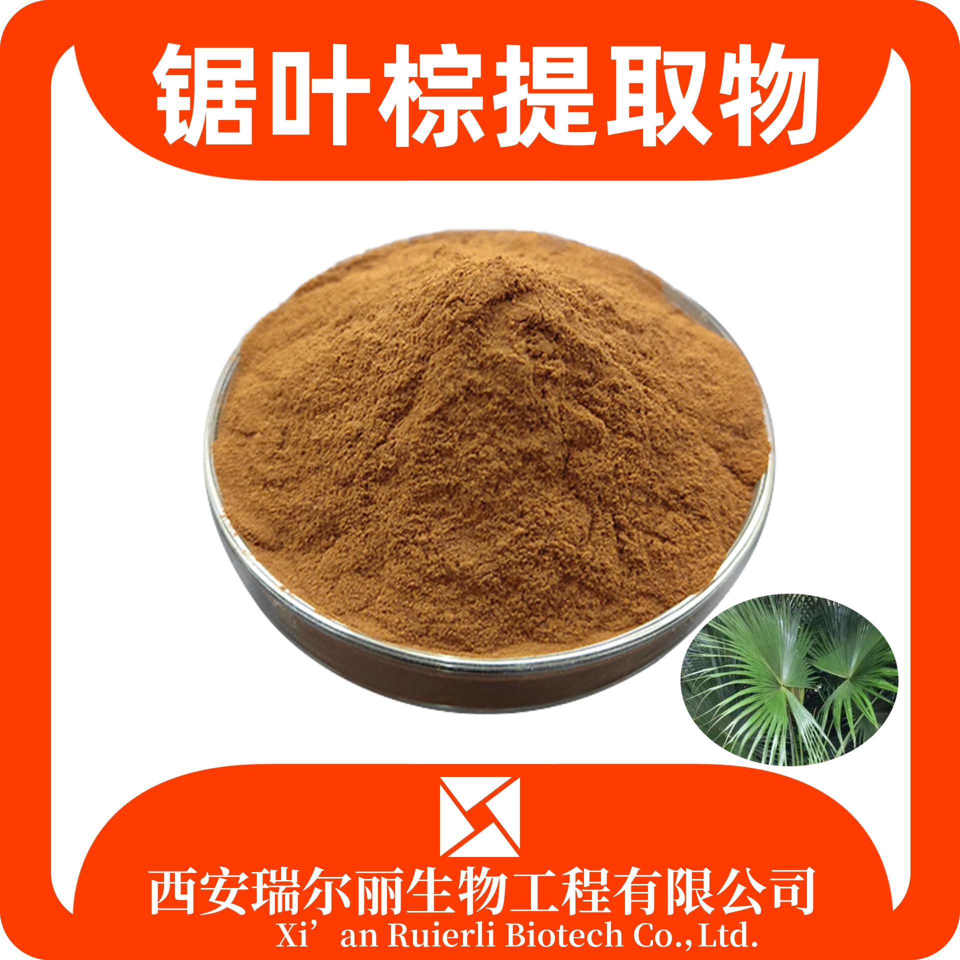 锯叶棕提取物 锯叶棕粉 脂肪酸 SC证可定制 食品级 瑞尔丽生物