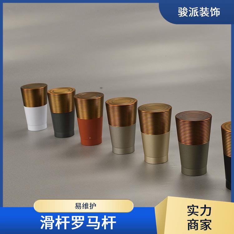 铁艺罗马杆窗帘杆配件咖啡厅支持订做节省空间骏派