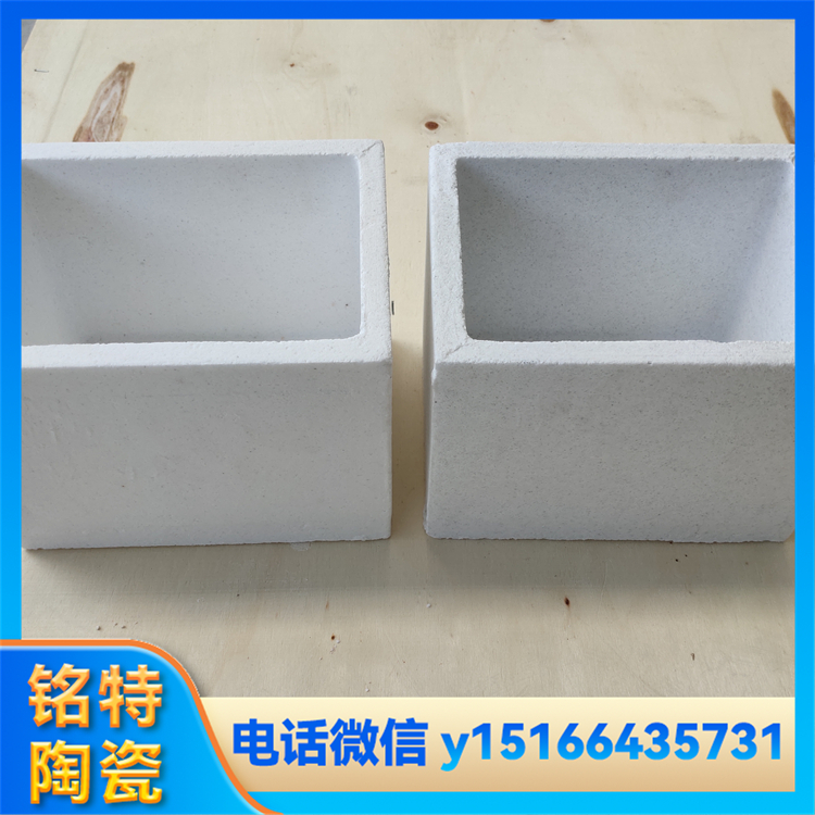 刚玉莫来石坩埚定制 耐化学腐蚀 高强度耐高温 铭特陶瓷