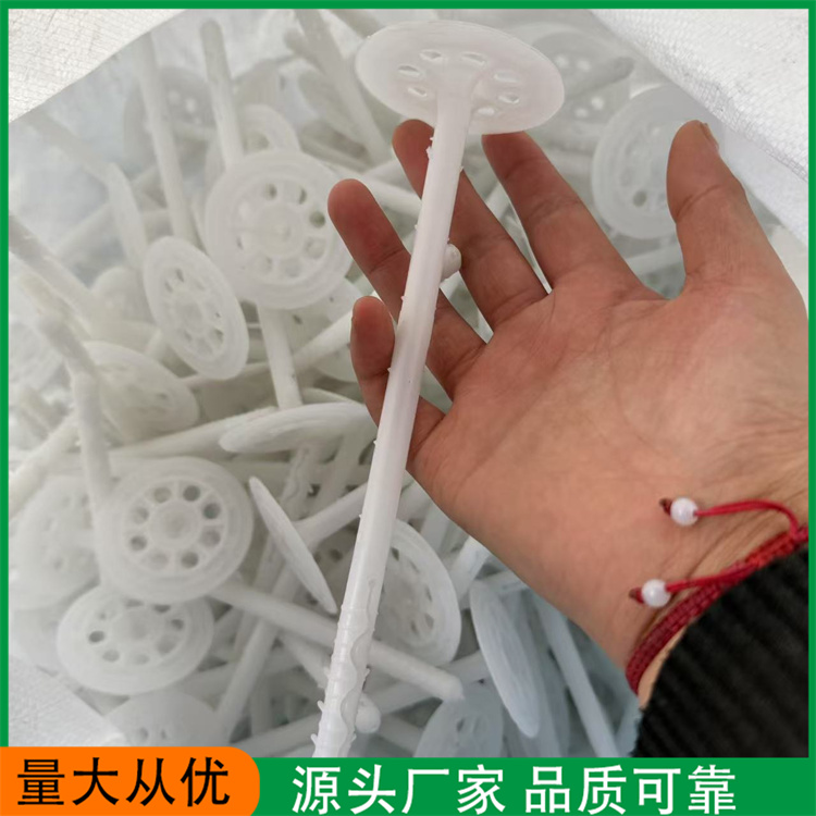 外墙锚固钉 建筑工程材料塑料钉 韧性好 不易变形