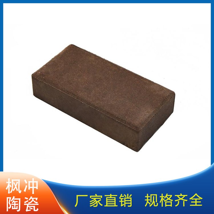 厂家直供烧结砖广场防滑彩色地铺砖人行道陶土砖