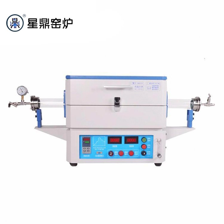 实验室管式炉 1800度 双炉管石英炉 超温保护