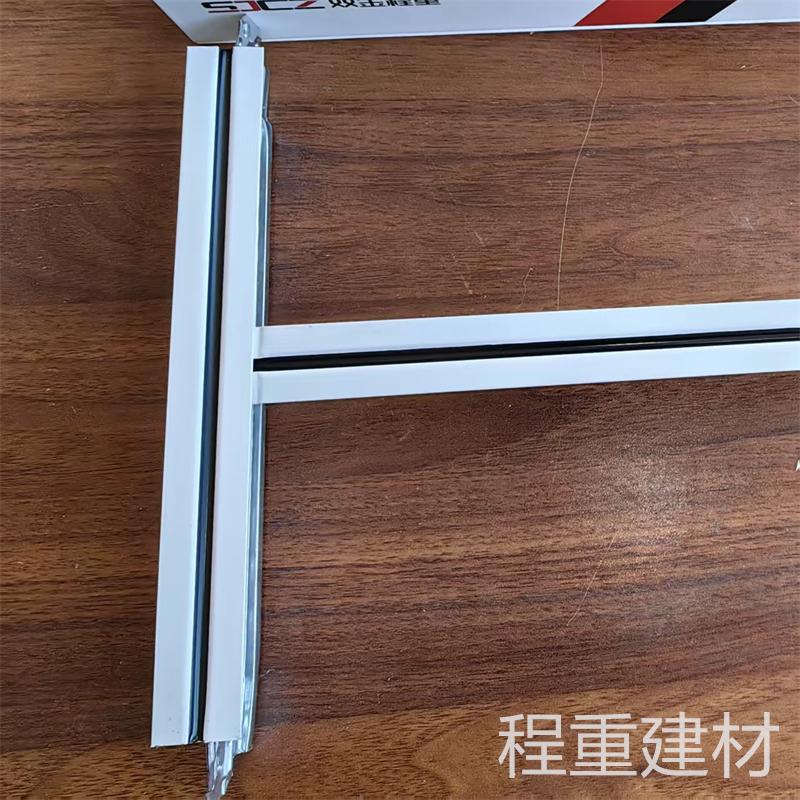 生产T字凹槽平面铝合金烤漆龙骨 防潮防腐 金属建筑天花板吊顶材料
