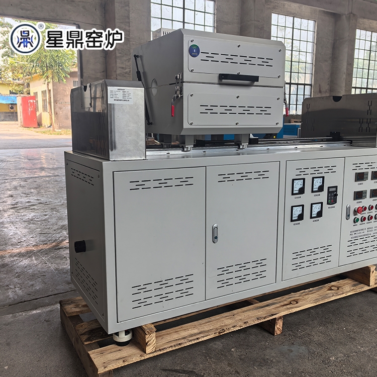 单温区四通道 开启式管式炉 独立控温 陶瓷纤维炉膛 加工定制