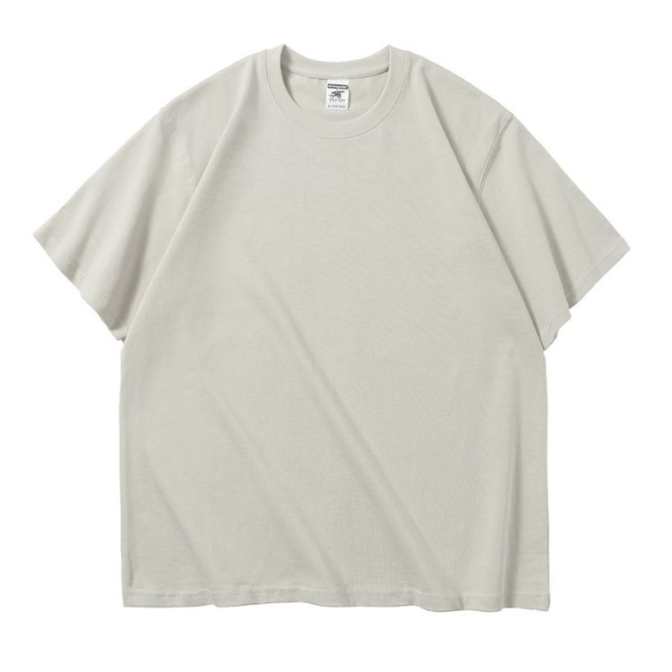 定制t恤印logo宽松纯色纯棉diy大码短袖定做工作服订制文化衫班服