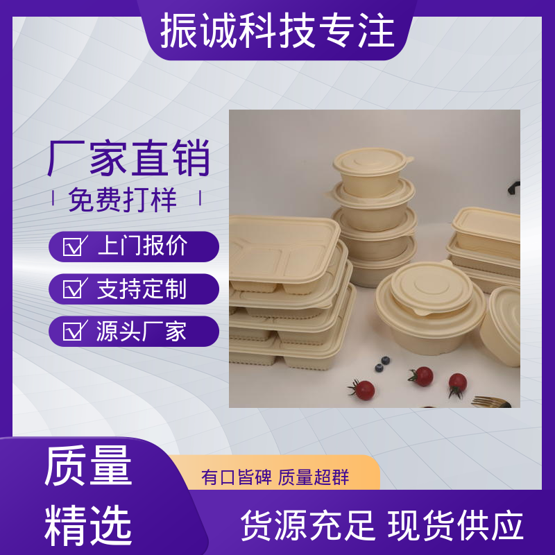 三格餐盒 儿童带餐便携环保 加厚 一次性打包盒 振诚科技