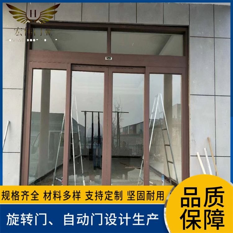 酒店不锈钢三翼 两翼旋转门 顺宏伟设计定制 样式款式多