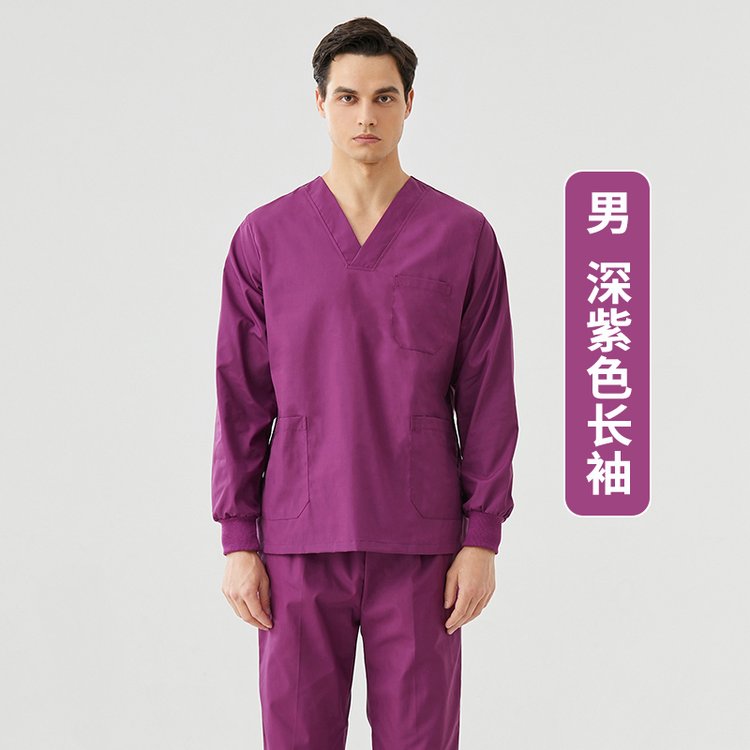 全棉长袖洗手衣医生刷手服洗手服医护工作服 美斯尼专业厂家