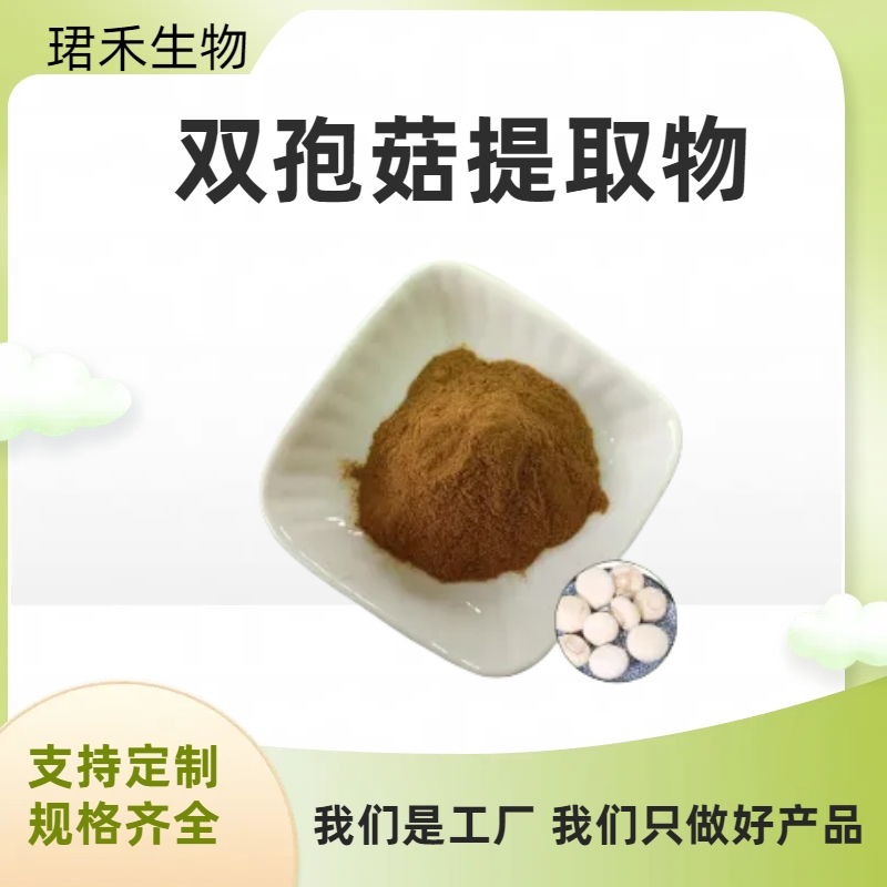 口蘑提取物 10:1 双孢菇喷雾干燥粉 食品原料 珺禾生物