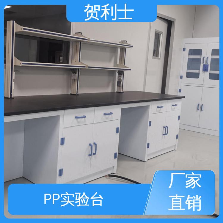 贺利士 化工厂实验室边台 PP实验台柜 科研机构用 支持定制