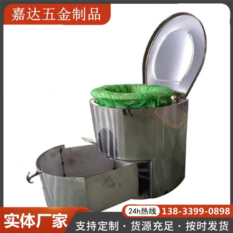 供应 不锈钢打包坐便器 矿用机械集便器 批量生产