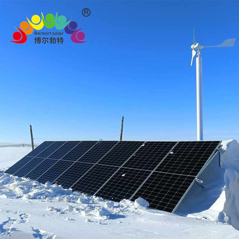 博尔勃特小型风力发电机风光互补发电系统太阳能离网供电系统厂家