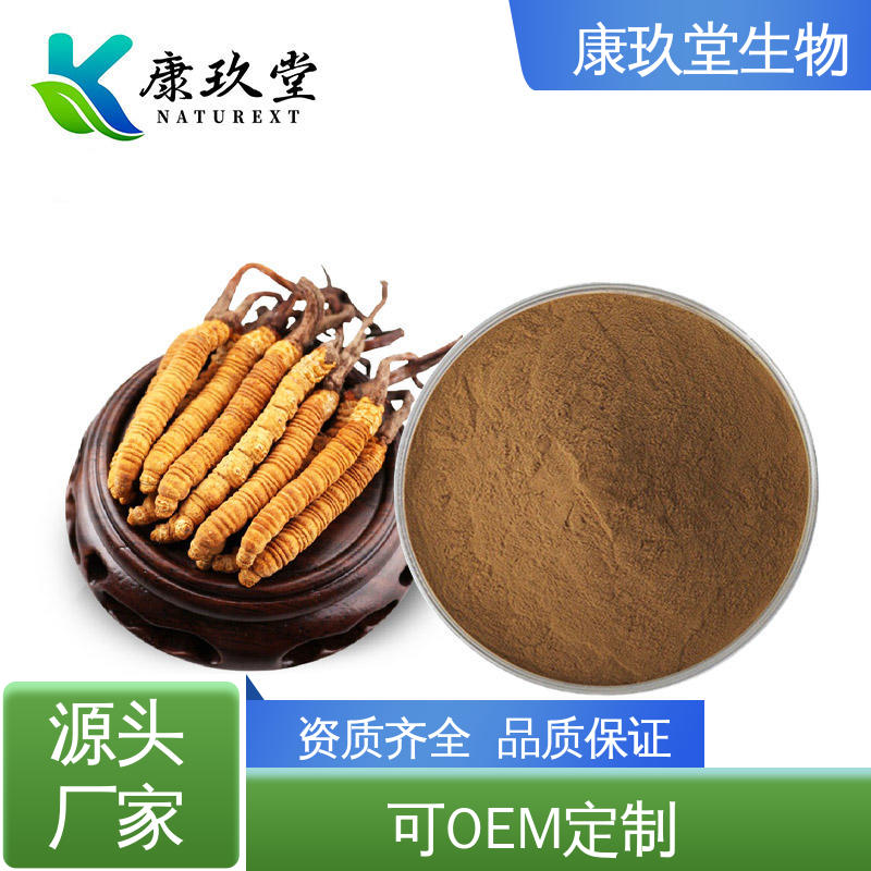 Cordyceps Extract 棕色粉末 蛹虫草提取物 资质齐全 康玖堂