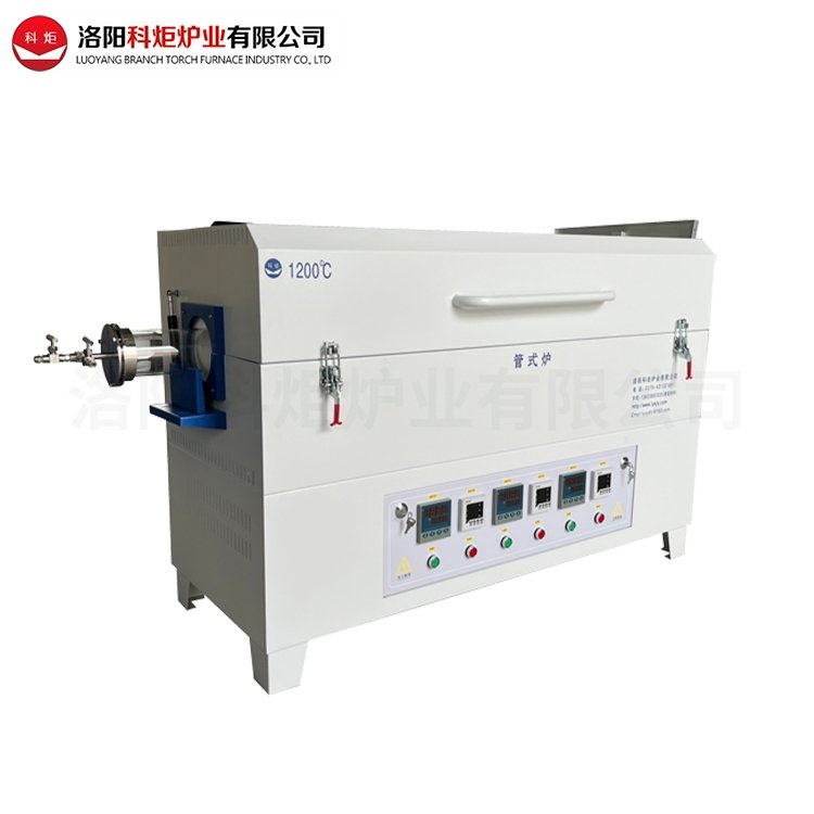 三温区开启式管式炉 管式加热炉价 陶瓷纤维快速热处理电炉