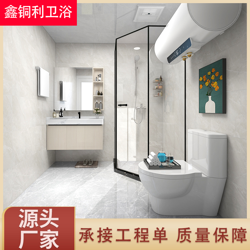 鑫铜利 整体卫生间 定制集成卫浴淋浴间 干湿分离玻璃隔断 多配制可选