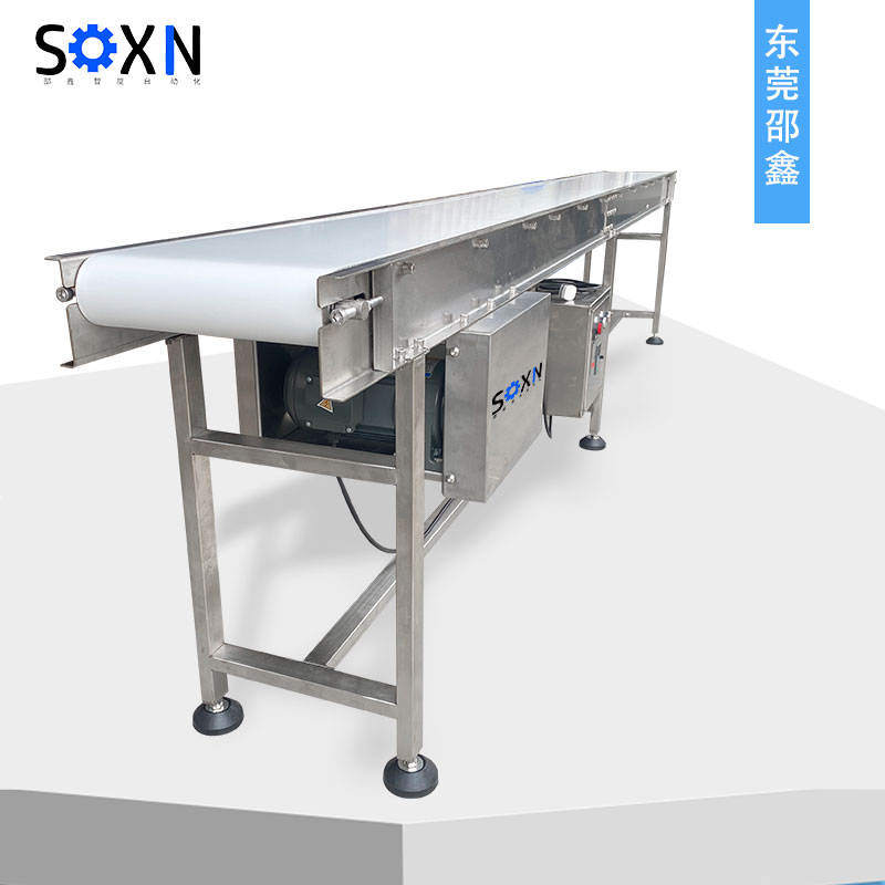 不锈钢食品皮带线 白色食品级PU皮带输送机 输送线