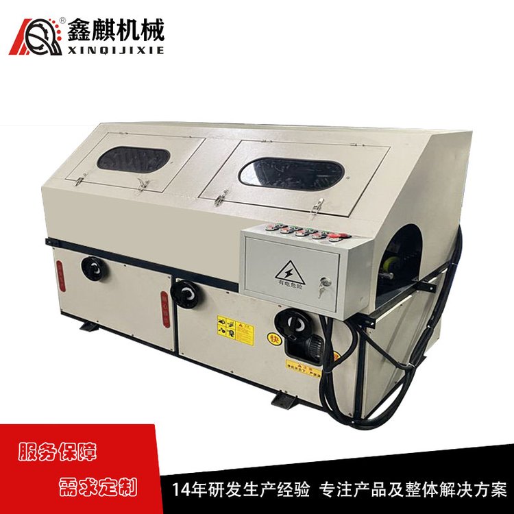 鑫麒圆管抛光机 圆管内孔内壁焊缝除锈拉丝机 圆管内壁研磨机