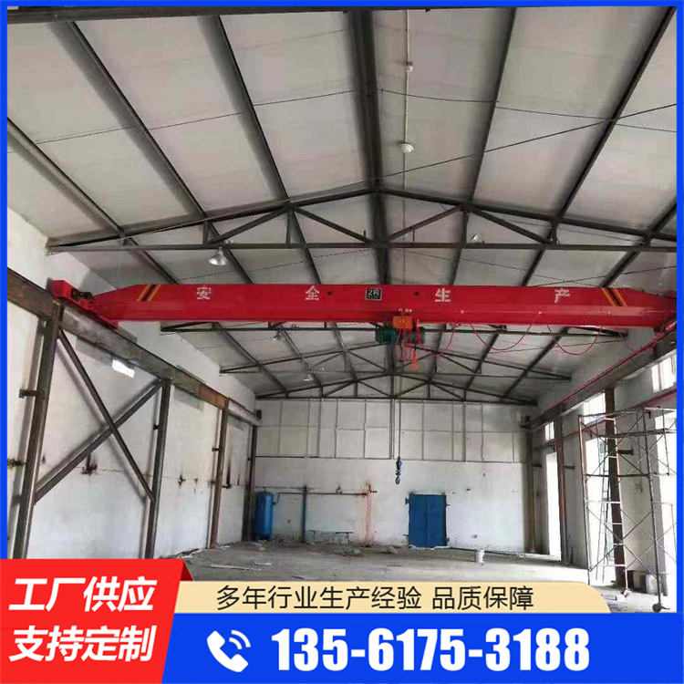 德力信 欧式单梁起重机 加厚板材 车间货场厂房作业用 动力强劲