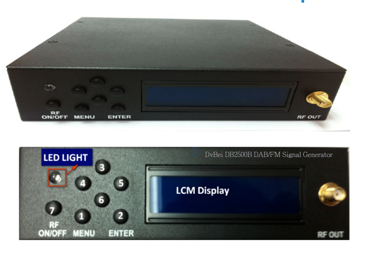 DvBei DB2500B DAB+/FM/RDS数字音频信号发生器