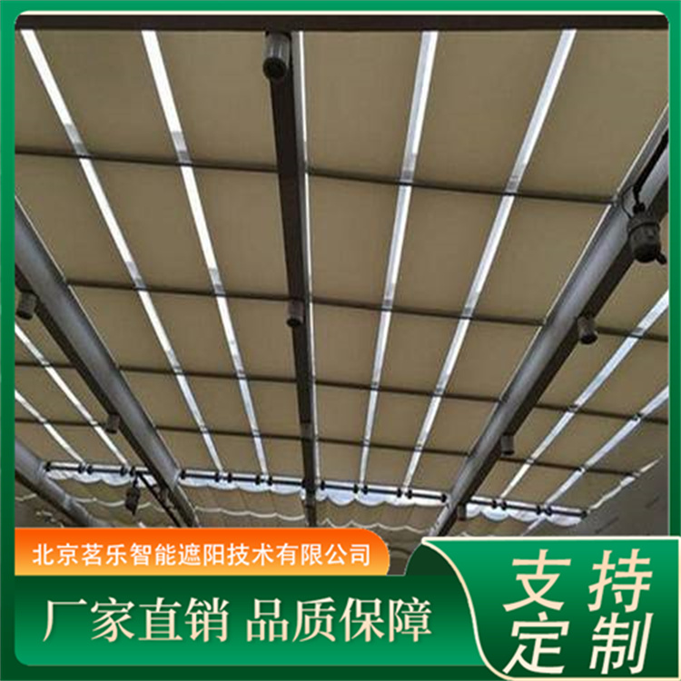 电动隔热遮阳帘 阳光房外大棚帘 规格多种多样 茗乐