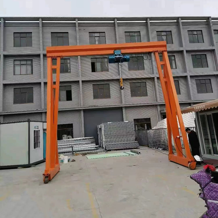 泰荣无轨万向电动移动龙门架 钢卷起重机 车间厂房室内外简易