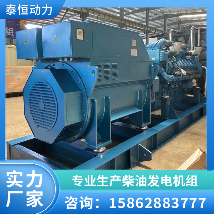 潍柴发电机 节能省油性能高 工厂医院工程应急用 规格多样