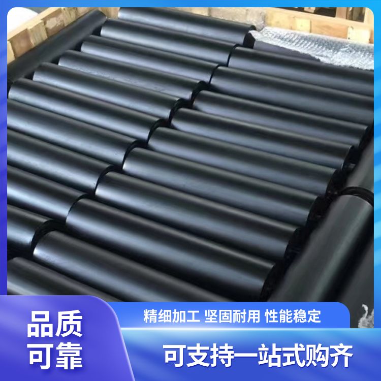 缓冲托辊 槽型平行包胶托辊组定制 多种规格加工生产