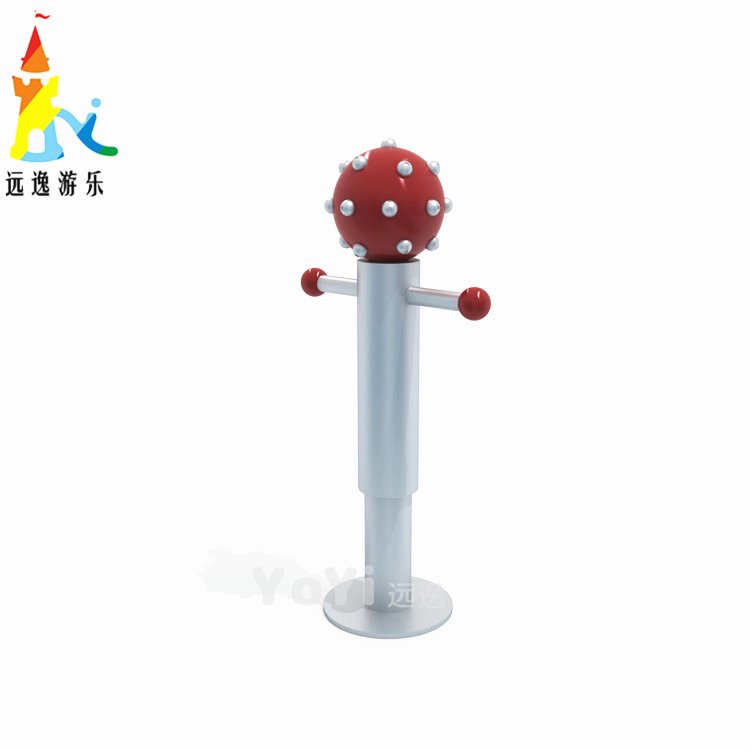 不锈钢按压喷水器 水上乐园互动玩水游乐设施 阿基米德取水器