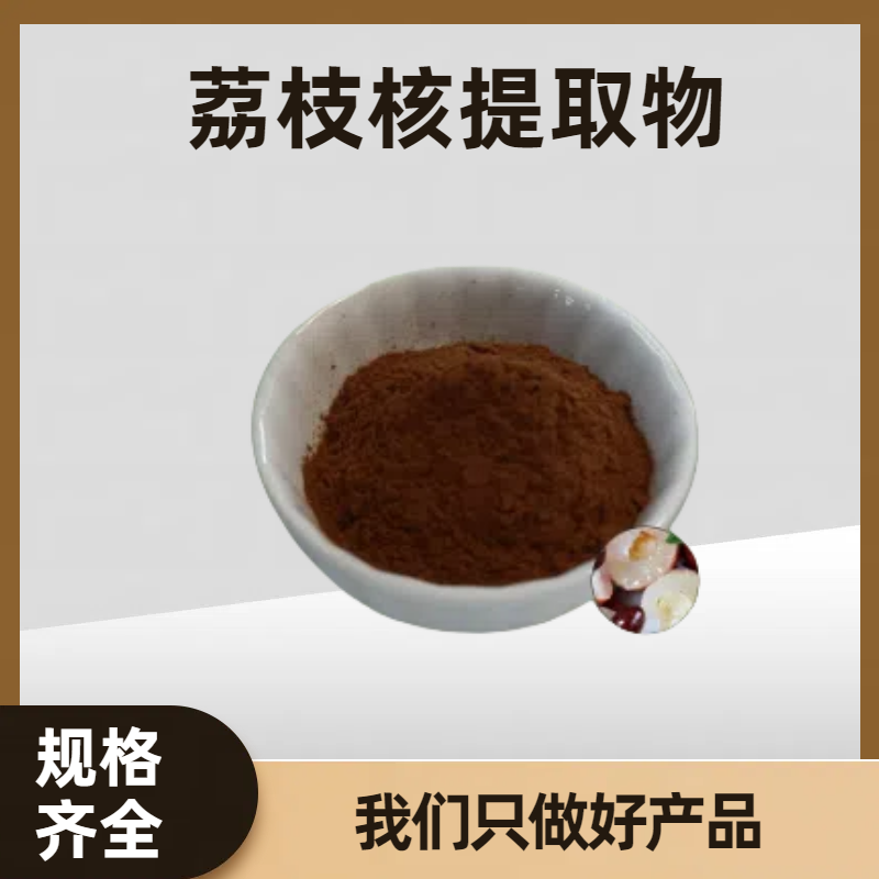 荔枝核提取物20:1 食品级原料 水溶浓缩萃取荔枝粉 多规格可定制